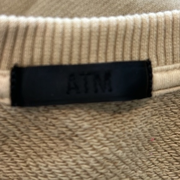 ATM Anthony Thomas Melillo Color Blocked Diagonal Tie Dyed Sweatshirt - Picture 5 of 10